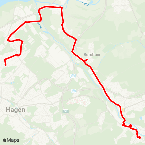 VRR Benekestr. - Hohenlimburg - Gosmann - Kabel - Boele - Helfe - Boelerheide map