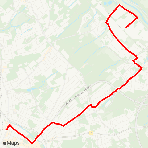 VRR Hagen Hbf. - Boelerheide - Boele - Bathey map