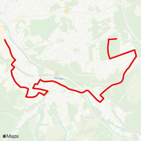 VRR HA-Markt - Oberhagen - Krähnocken - Eilpe - Delstern - Emsterfeld map