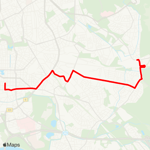 VRR D-Gerresheim, Morper Straße - D-Gerresheim - (D-Eller  - ) Posener Straße - Oberbilker Markt - D-Kirchplatz map