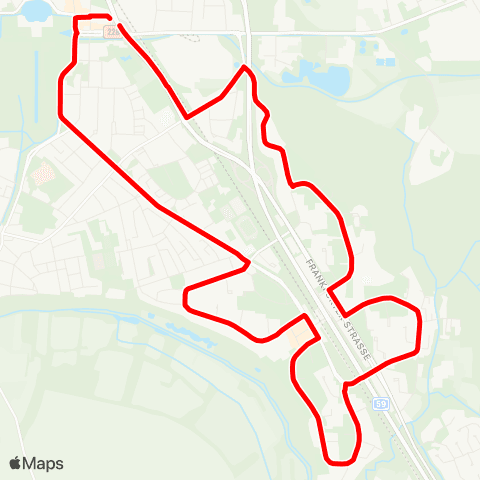 VRR D-Benrath - D-Garath , Westseite - Jakob-Kneip-Straße - D-Garath , Ostseite - D-Benrath map