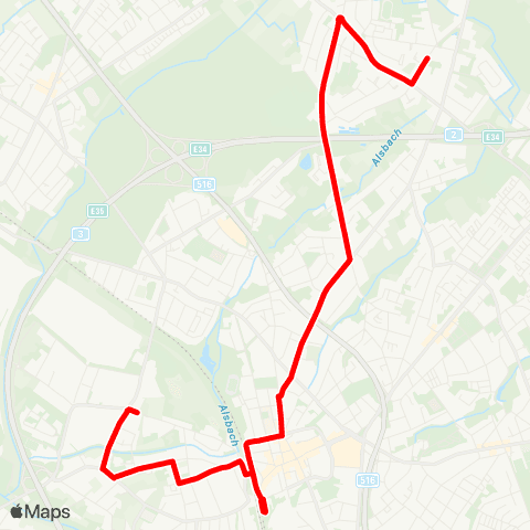 VRR Pfälzer Str. - Alsbachtal - Hagelkreuz - Sterkrade Bf - Weierstr. map