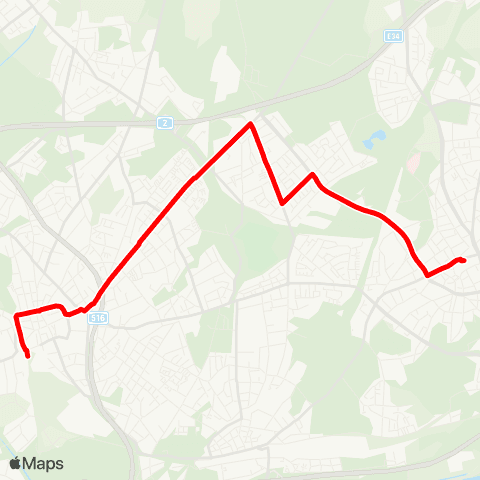 VRR Bottrop  ZOB Berliner Platz - Fuhlenbrock - OB-Sterkrade Bf map