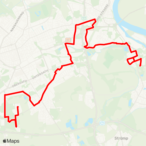 VRR Gew.Fischeln - Fischeln - Oppum - Bockum - Linn - Gellep-Stratum map