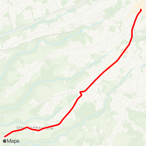 VRR Kohlsberg - Höhscheid - Graf-Wilhelm-Platz map