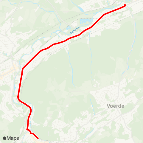 VRR Gevelsberg Lusebrink - HA Westerbauer Schleife ( Verkehrt nur an Schultagen ) map