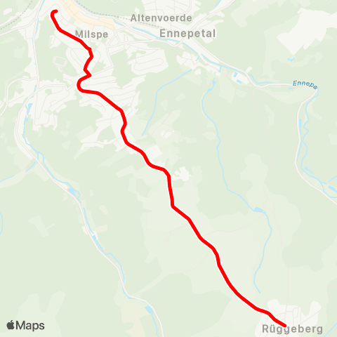 VRR Schule Harkort - Schule Rüggeberg map