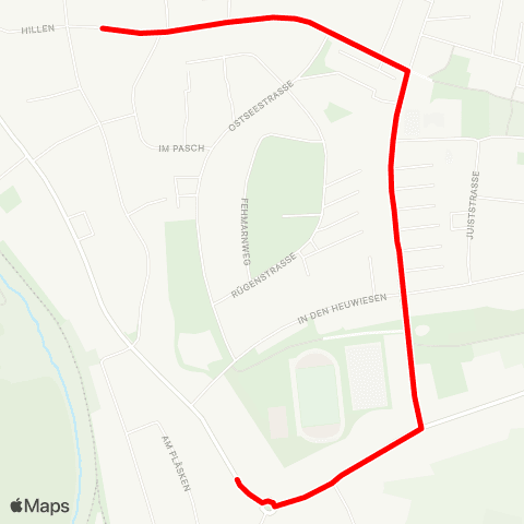 VRR In den Heuwiesen - Neuhillen map