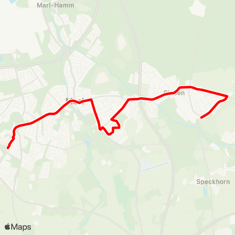 VRR Burgstr. - Marl Mitte map