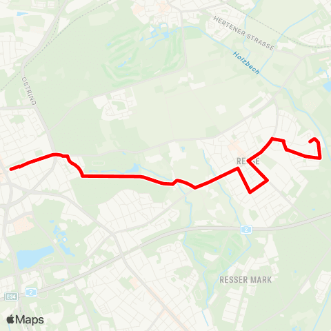VRR Wiebringhausstr. - Cäcilienhof map