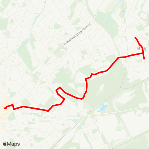 VRR ZOB Berliner Platz - Boyer Markt map