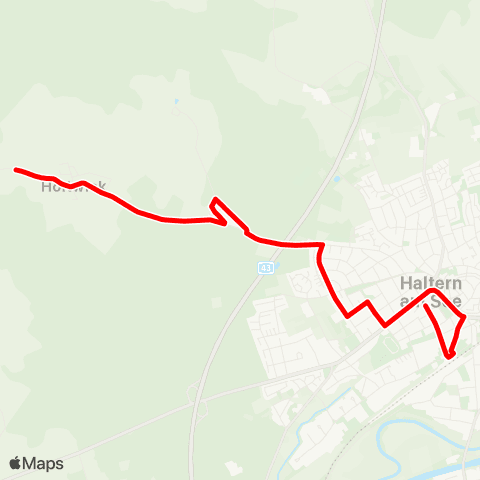 VRR Schmeddingstr - Uhlenhof map