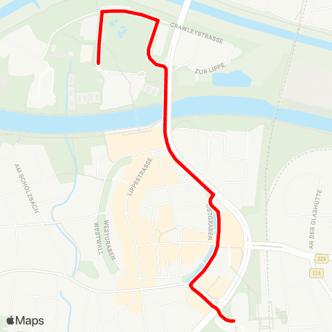 VRR Brüderstr. / VHS - Hafenstr. map