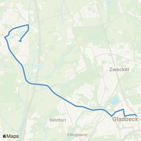 VRR Schulze-Delitzsch-Str. - Buerer Str. map
