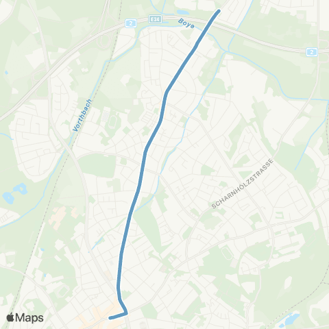 VRR Sarterstr - Heidenheck map