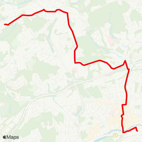 VRR W-Elberfeld - W-Katernberg map