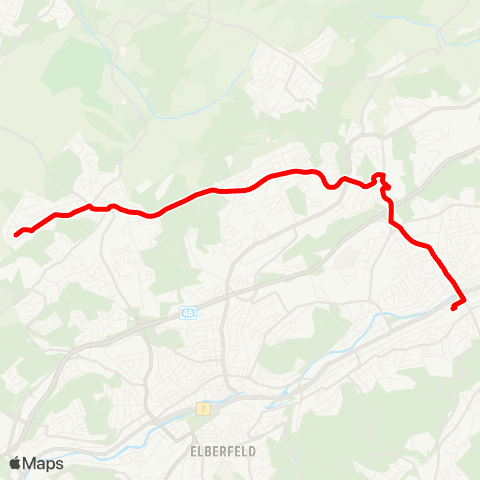 VRR Am Eckbusch - Barmen Bf map