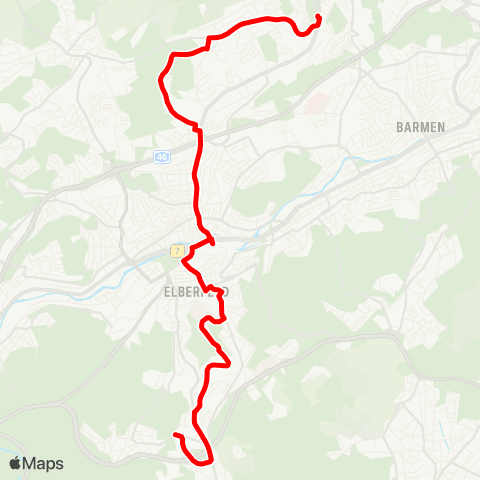 VRR Schulzentrum Süd - Raukamp Schleife map