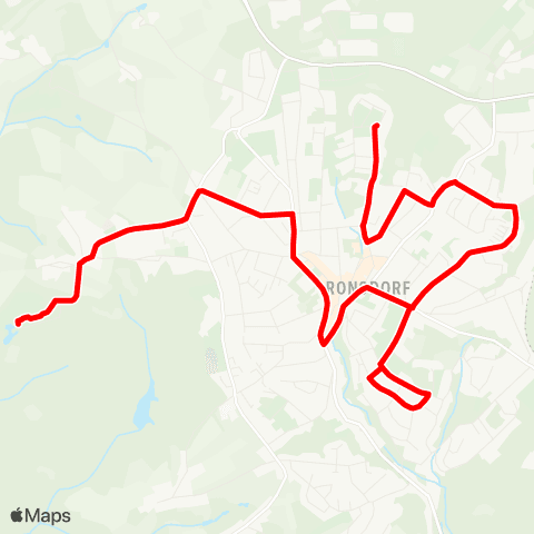 VRR Monhofsfeld - Klinik Bergisch Land map