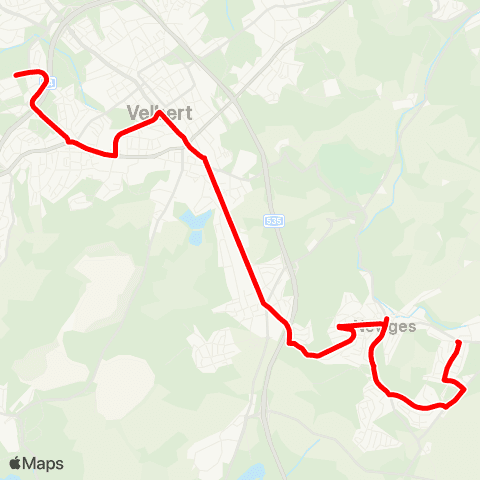 VRR Höhfeldstraße - BiLo-Birth BiLo-Birth - Kastanienallee map