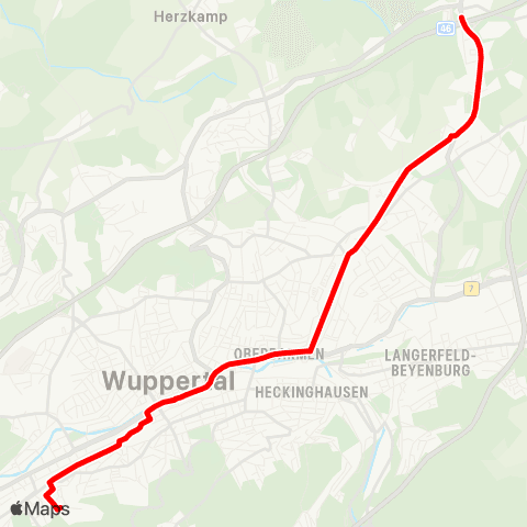 VRR Schmiedestraße - Schulzentrum Kothen map