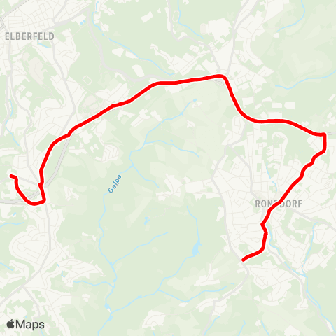 VRR Schulzentrum Süd - Ges.Schule Ronsdorf map