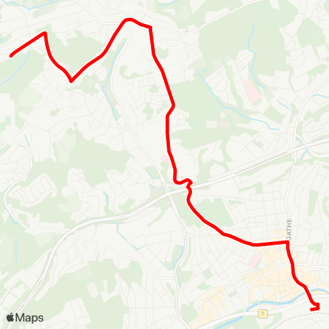 VRR Am Eckbusch - Wuppertal Hbf map