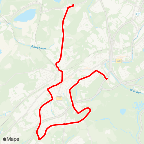 VRR Wieden Schleife - Schule Florian-Geyer map