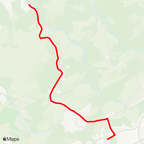 VRR Wuppertal Abzw.Hatzfelder Str. - Velbert Gymnasium Langenberg map