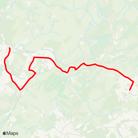 VRR Höhenstraße - Neviges Markt map
