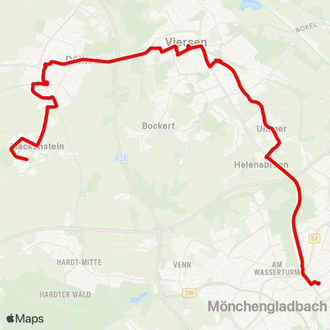 VRR Schepersfeld - Wesel Schulz. Nord map