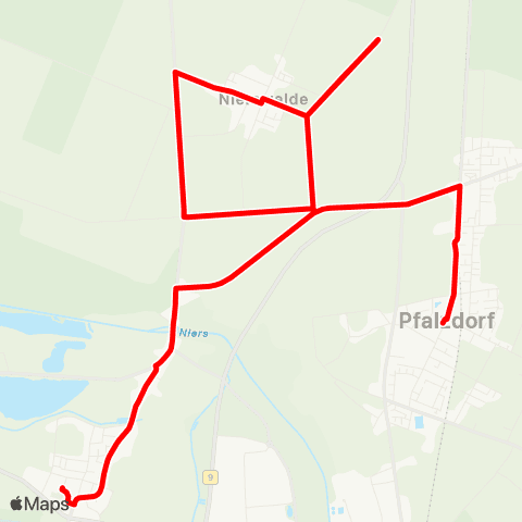 VRR Asperden - Nierswalde - Pfalzdorf map