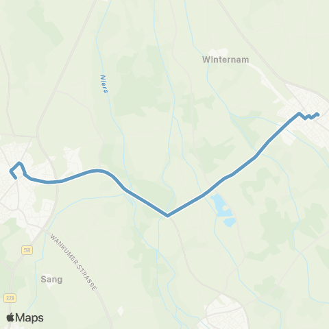 VRR Straelen Venloer Tor - Kerken-Nieukerk Bf map