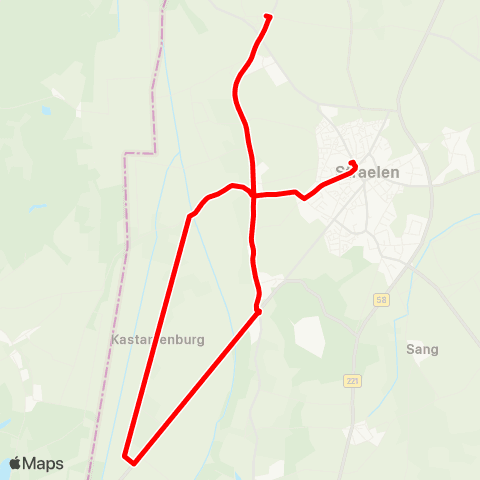 VRR Straelen - Kastanienburg map