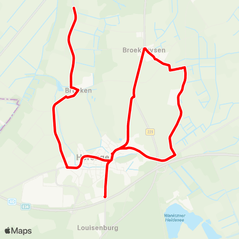VRR Straelen - Herongen - Broekhuysen map