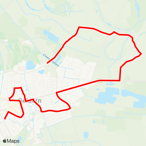VRR Aengenesch - Geldern Bf map