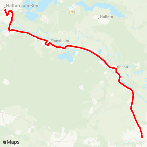 VRR Datteln Bus Bf - Schmeddingstr map