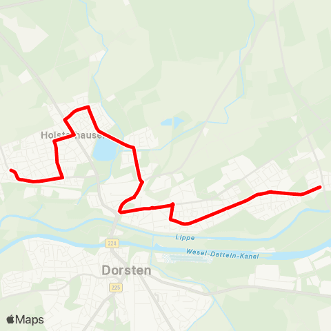 VRR Dorfstr. - Pliesterbecker Str map