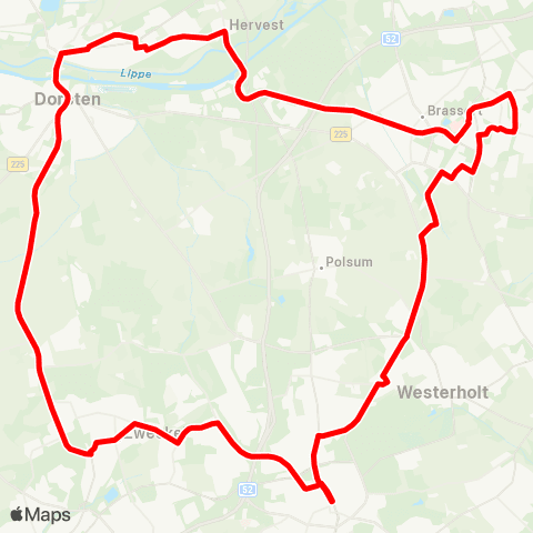 VRR Marl Mitte - GE Neue Zeche Westerholt - GE Buer Rathaus - GLA Maschinenhalle Zweckel - Dorsten Zeche Fürst Leopold - Marl Mitte map