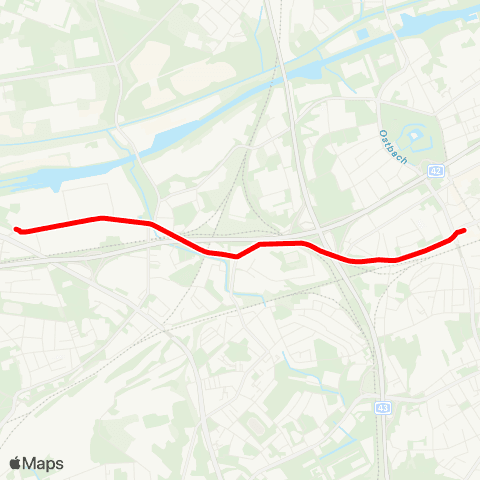 VRR Herne Bf - Cranger Kirmes map