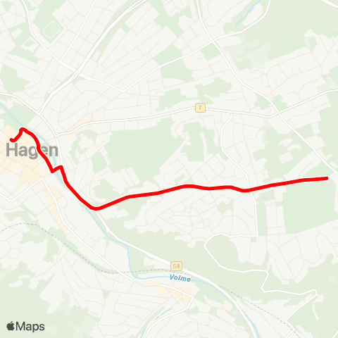 VRR Emsterfeld - Stadtmitte map