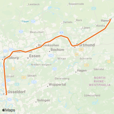  Verkehrsverbund Rhein-Ruhr (VRR)  map