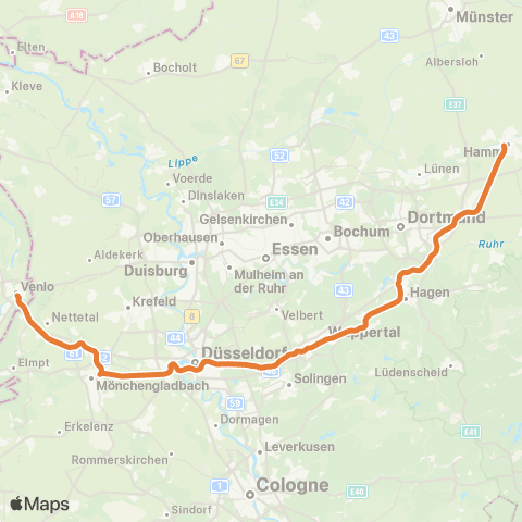  Verkehrsverbund Rhein-Ruhr (VRR)  map