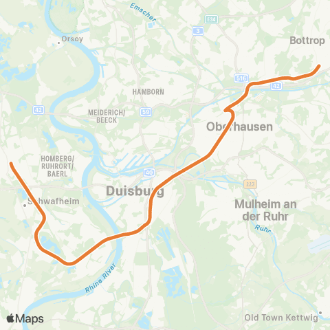  Verkehrsverbund Rhein-Ruhr (VRR)  map