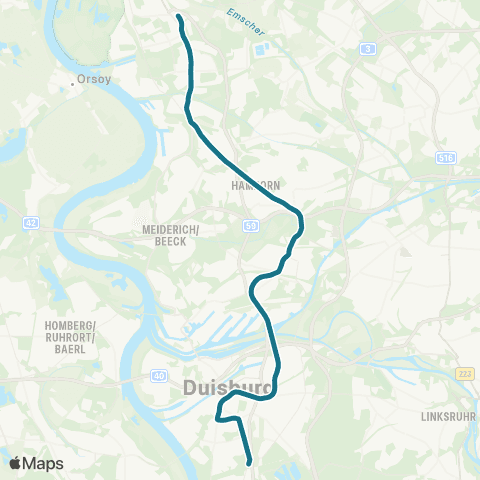 Verkehrsverbund Rhein-Ruhr (VRR)  map