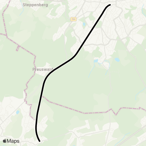 VRS Lüttich - Pepinster - Welkenraedt - Aachen map