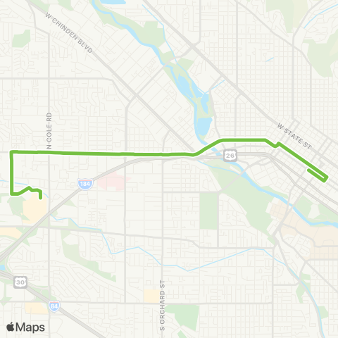 ValleyRide Fairview map