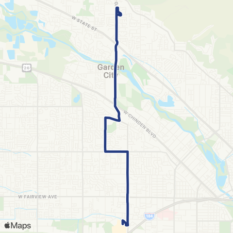 ValleyRide Cole / Glenwood map