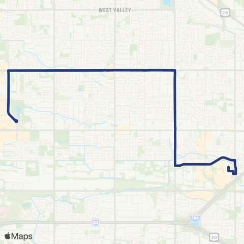 ValleyRide Ustick / Maple Grove map