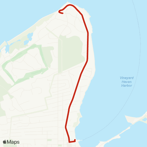 VTA West Chop Loop map